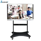 55 65 75 86 inch wholesale ir 4k led lcd display wall-mounted drawing all in one interactive touch screen monitor