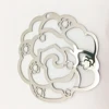 High quality stainless steel big flower pendant for 50% discount sale.