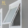 Small standard size frosted glass bathroom ventilation cheap price aluminum awning window for nepal market