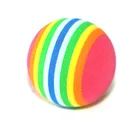 Promotional Toy Rainbow Ball Foam 2018 Hot Sale Outdoor Rainbow Color Eva Foam Ball 2inch and 1.5inch Ball