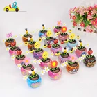 Solar Toys Funny Shake Solar Toys Solar Powered Solar Dancing 3 Flower Design Deco Desk Car//