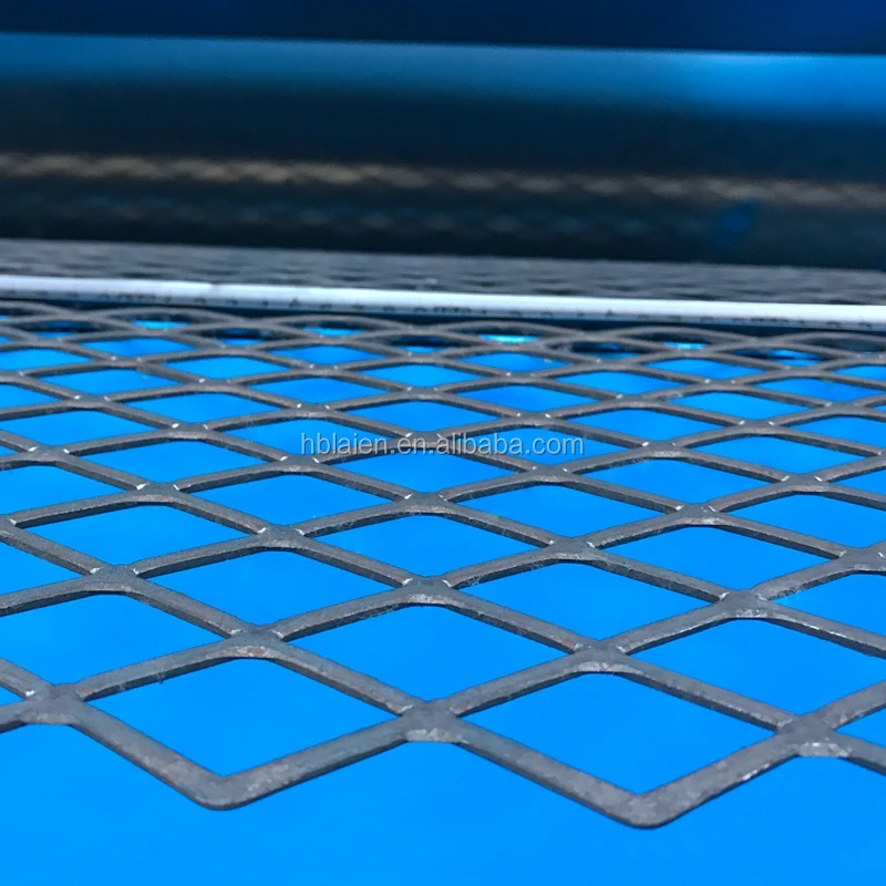 flatten expanded metal mesh machine