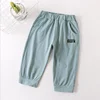 Summer children's pants boys and girls seven pants cotton sweat pants baby sports shorts
