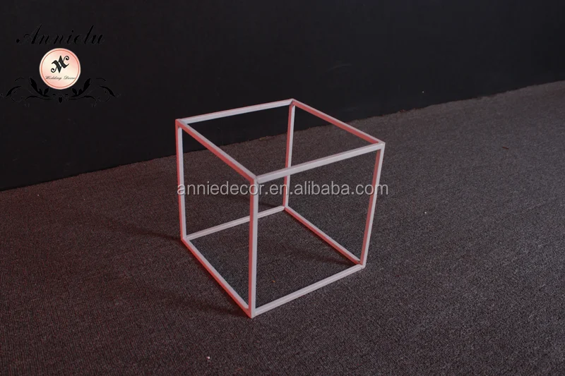 ANNIELU Geometric box center piece flower stand walkway stand wedding display decorations flowers stand