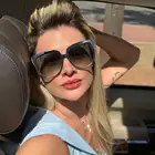 New fashion square oversized sunglasses women sun glasses big frame trendy shades wholesale