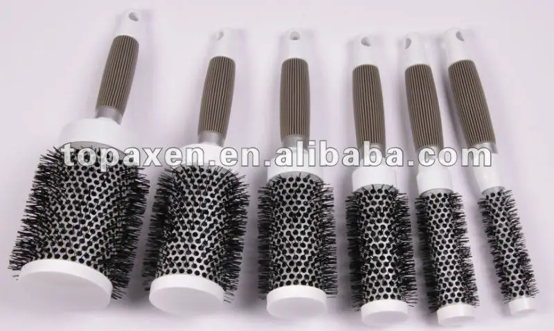 thermo ceramic straightening boar bristle brush