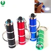 Bamboo Shape Aluminium Led Flashlight Key Ring Torch, Bamboo Shape Torch