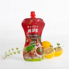 Custom safety gravure printing sauce packaging bag plastic packaging spout pouches stand up spout pouch
