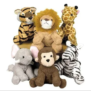 baby jungle animals plush few kinds of stuffed animal toys