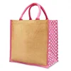 New design Heavy hold support Jute shopping tote bag