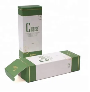 high quality skincare cream paper packaging box case coated art
