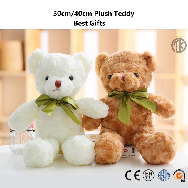 

Teddy Bear Rose Plush Teddy Bear Stuffed Bear Wholesale In Stock, White/brown