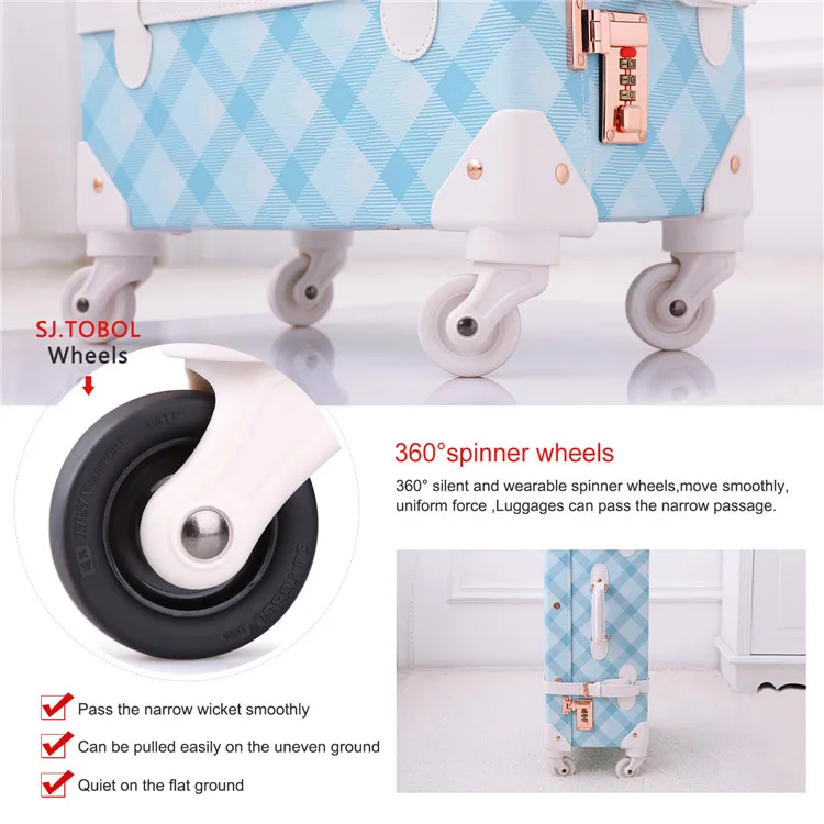 factory travel trolley luggage for women