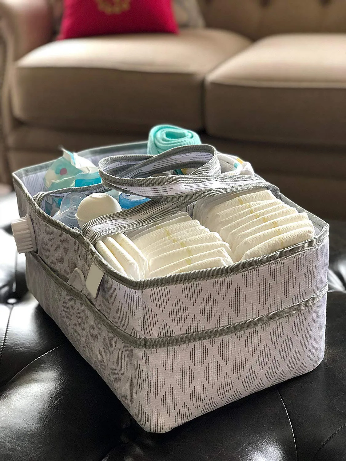 bag baby diaper caddy organizer baby shower gift storage basket
