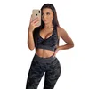 2019 Camouflage Seamless Women Custom Yoga Wear Cool Sport Bras 2 Piece Set Workout Fitness Gym Clothe