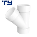 ASTM PVC Plastic Water Drainage Fitting 45 Degree Lateral Tee Fitting