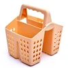 2018 New adjustable plastic double side brush sponge draining basket hanging bag storage basket