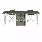 Popular Durable outdoor use army green color military field desk