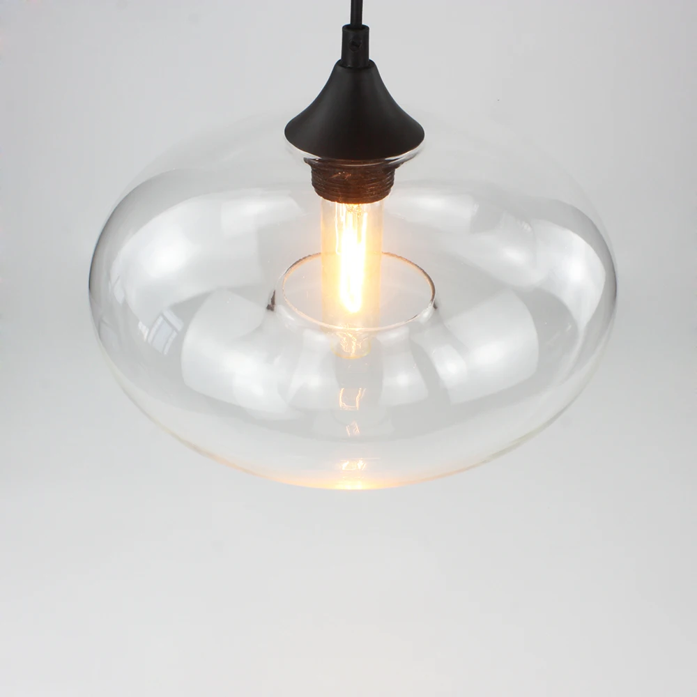 hanging glass pendant lights