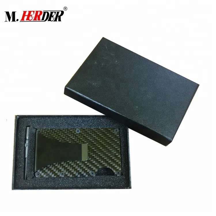 RFID aluminum credit card holder minimalist aluminum wallet carbon fiber money clip wallet, Customized
RFID aluminum credit card holder minimalist aluminum wallet carbon fiber money clip wallet, Customized