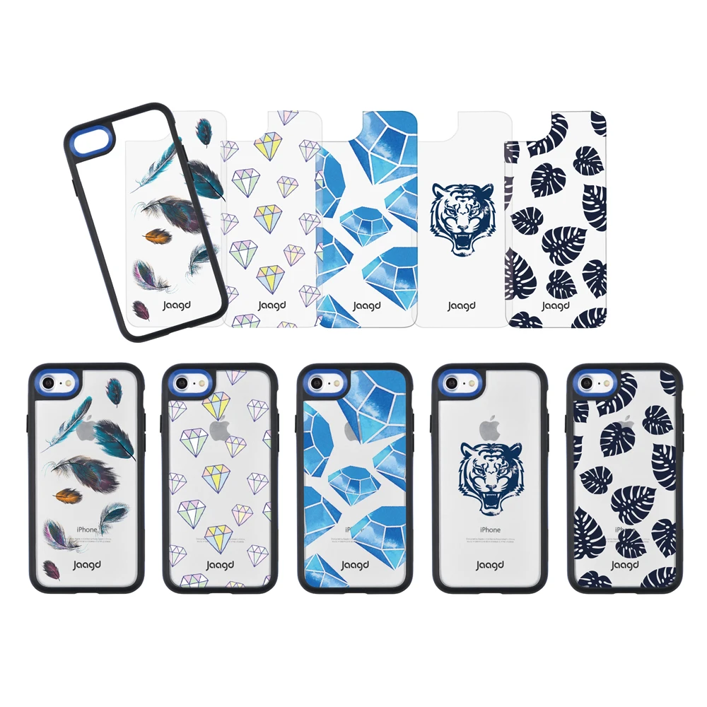 In Stock 5PCS Hard Interchangeable Back Plate TPU Bumper Soft Case Cover For iPhone 7
In Stock 5PCS Hard Interchangeable Back Plate TPU Bumper Soft Case Cover For iPhone 7
