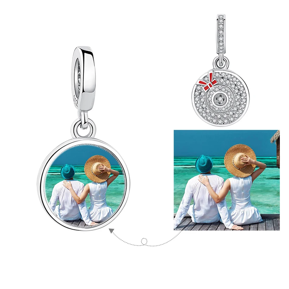 100% 925 Sterling Silver Charm Customized Picture Clear CZ Round Shape Beads For Bracelet & Necklaces Jewelry Making Women Gifts
100% 925 Sterling Silver Charm Customized Picture Clear CZ Round Shape Beads For Bracelet & Necklaces Jewelry Making Women Gifts