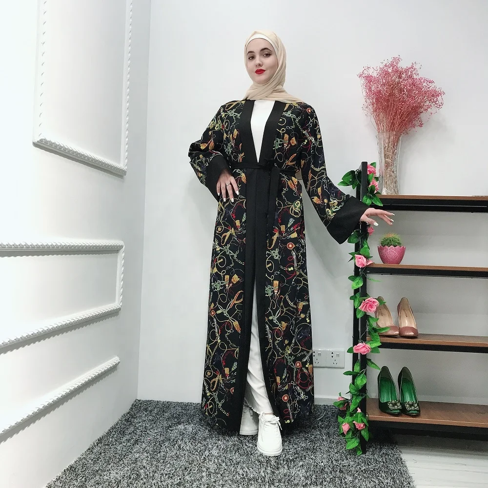 2019 new arrival beautiful kaftan muslim dresses islamic clothing dubai fashion abaya, Black
2019 new arrival beautiful kaftan muslim dresses islamic clothing dubai fashion abaya, Black