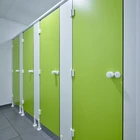 Cubilox HPL Phenolic Compact Laminate Toilet Cubicle Partition System