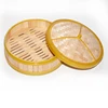 Chinese bamboo dim sum steamer/traditional food steamer basket/round