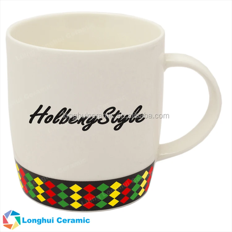 pattern tourism cultural gift ceramic custom printed tea cups