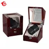Handmade glossy single watch winder box for 2 mechanical watches with 5 programs