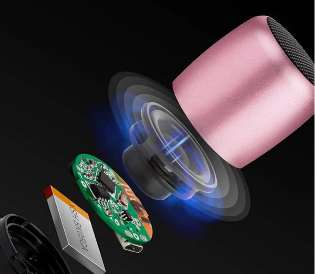 2019 New Bluetooth metal mini hans-free remote shutter speaker with selfie button - ANKUX.COM