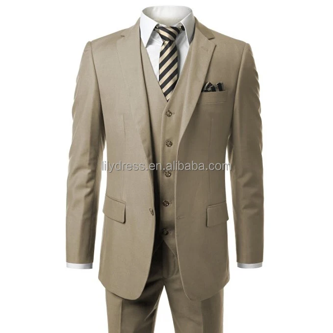 Khaki Men's Modern Fit 3-Piece Suit Blazer Jacket Vest & Trousers Custom Make To Measure Order Male Suit (coat+pants+vest), Per the request
Khaki Men's Modern Fit 3-Piece Suit Blazer Jacket Vest & Trousers Custom Make To Measure Order Male Suit (coat+pants+vest), Per the request