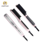Professional electric ceramic led hair straightening brush