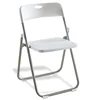 wholesale chrome legs plastic coloful outdoor folding chair