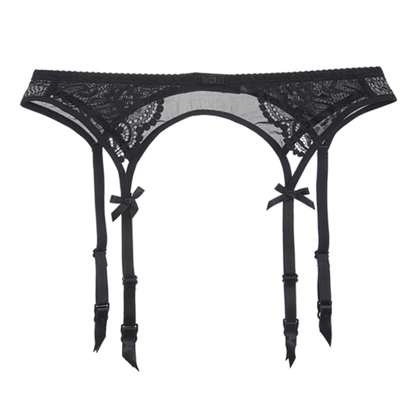 Women Sexy Ultra Thin Transparent Black Waist Stockings Garter Lace Garter Belt Clip
Women Sexy Ultra Thin Transparent Black Waist Stockings Garter Lace Garter Belt Clip