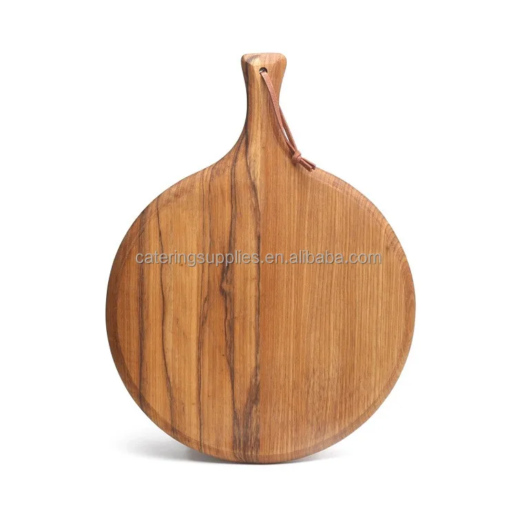 Solid Wood Board Acacia Wooden Plate for Pizza