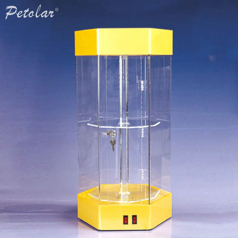 3 cajones eco-amigable limpias exhibidores de acrilico para dulces