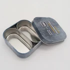 special square indian wholesale metal spice tins with lid