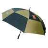 EVA handle black/yellow windbreak logo printing golf umbrella