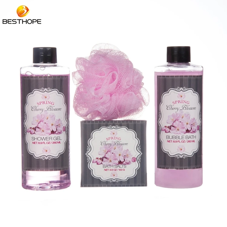 shower gel  items bath gift set content body lotion , bath salt