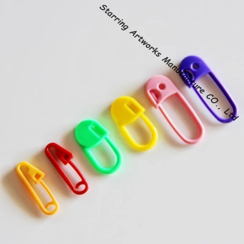 Ecofriendly 22mm Mini Plastic Baby Safety Pin For Garment Accessory