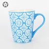 Lovely cute coffee milk ceramic mug cup special design coffee ceramic mug with big handle