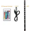 5V USB LED Strip 5050 RGB 60LEDs/m 50CM / 1M / 2M Set TV Background Lighting