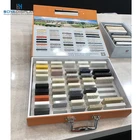 Stone Curtain Carpet Tile Sample Book / PVC Brochure Display