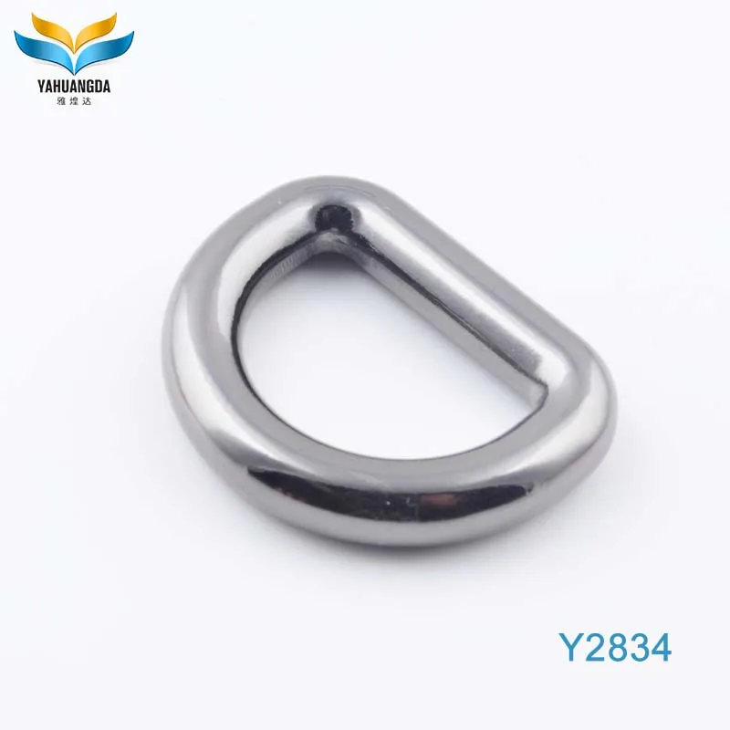 bulk wholesalel black metal buckle with logo for belt accessories