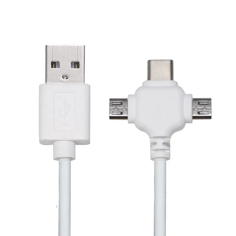 Magnetic Data Type-C 3 Micro Custom Connector for Phone Power Soft Fast Charging Light Charger 1.5 Meter Led Usb Cable Type C