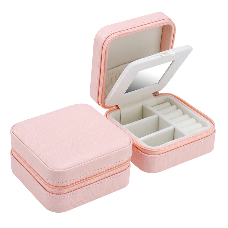 Wholesale personalized fashion shape portable travel leather case small jewelry box, Pink
Wholesale personalized fashion shape portable travel leather case small jewelry box, Pink