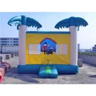 Popular design air inflatable jumper tropical inflatable air bouncy castle