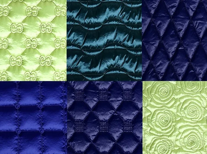 Fashion Design Anitpull Polyester Cotton Padding Taffeta Embroidery